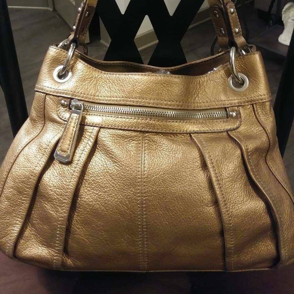 💘Tignanello Ladies Copper Sholder Bag Beautiful!